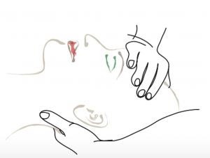 dessin, illustration, main Reiki Usui